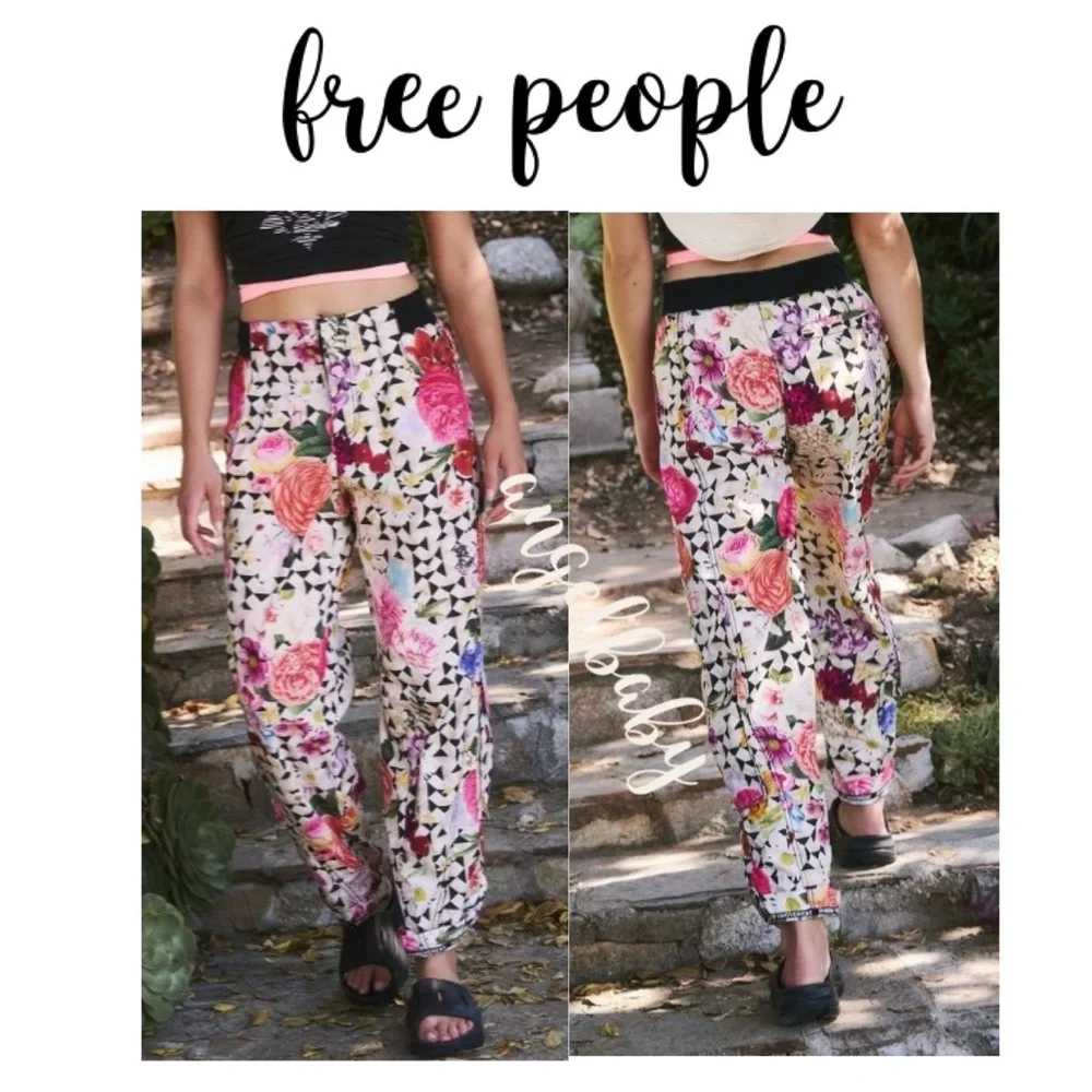 Free People Mesmerize Me Printed Pants in Take a Trip Floral! - Picture 16 of 16